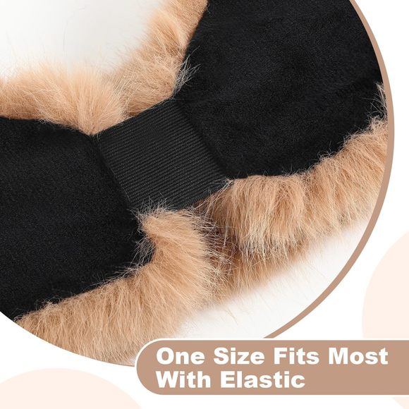Faux Fur Headband Elastic Thick Earmuffs Women Winter Headwrap Earwarmer😏 - Picture 5 of 7